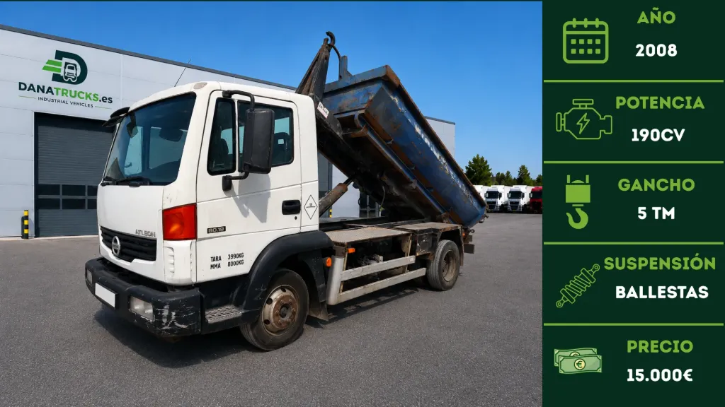 [CAM-00025] Nissan Atleon 80.19 Gancho 5 Tn 2008 | DanaTrucks.com