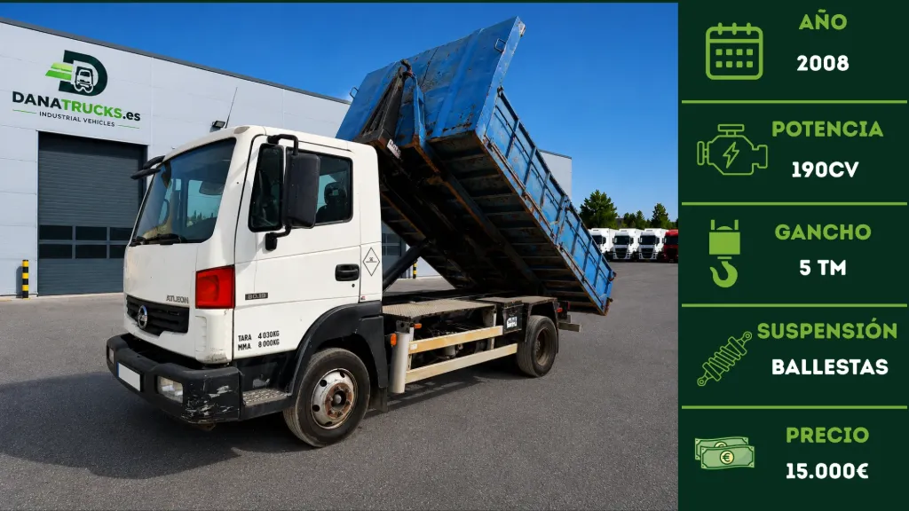 [CAM-00027] Nissan Atleon 80.19 Gancho 5 Tm 2008 | DanaTrucks.com