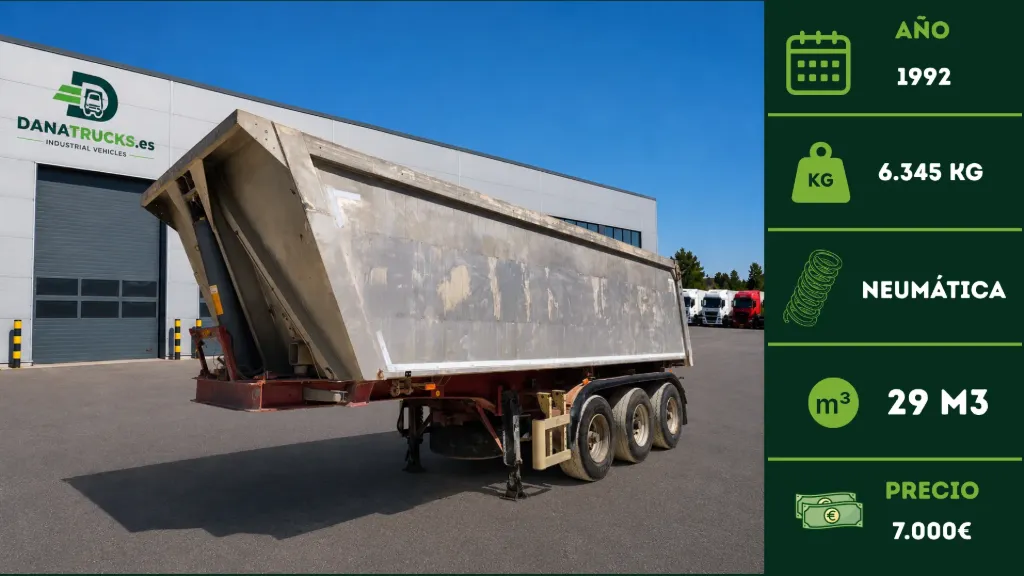 [CAM-00051] Volquete de Aluminio STAS 29 m³ | DanaTrucks.com