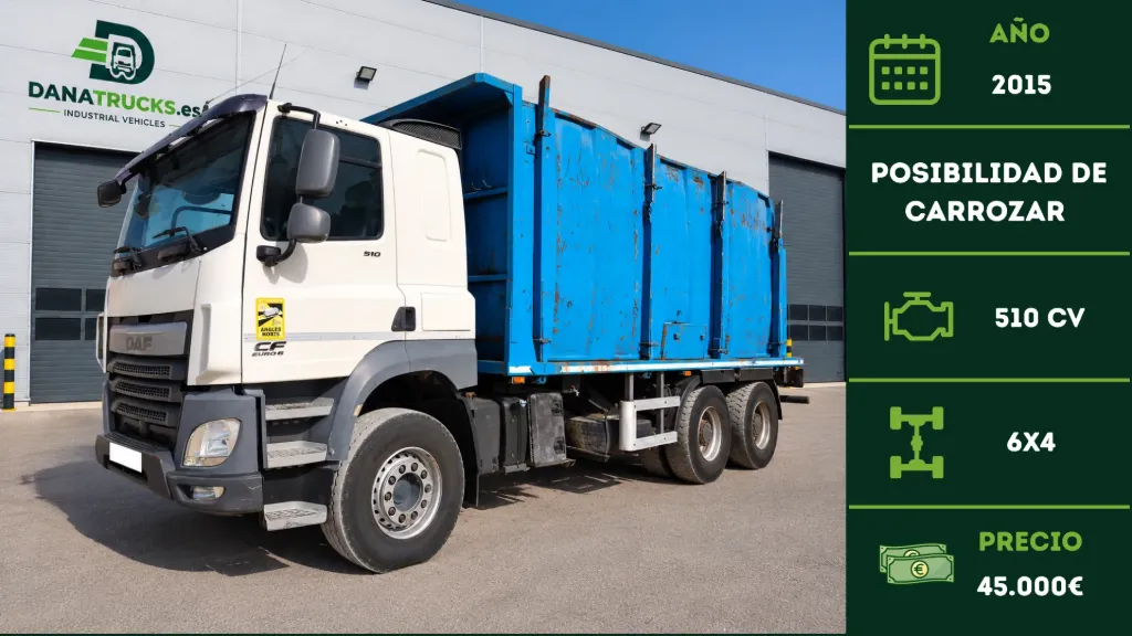 DAF CF 510 6x4 2015 | DanaTrucks.com